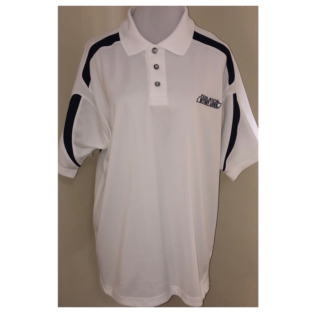 NWT, Penn State Nittany Lions Short Sleeve Mesh Polo Shirt, Mens Sz Lg